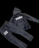 JUSTIFIED CHARCOAL GREY SET (3D PUFF PRINT)