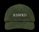 JUSTIFIED CORDUROY CAP