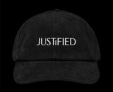 JUSTIFIED CORDUROY CAP